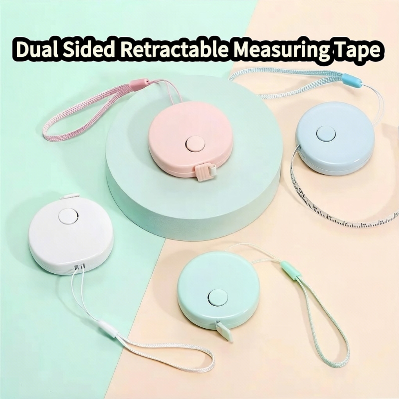 Leatherwork Ruler - 1-6pcs 2 Meters Retractable Dual Sided