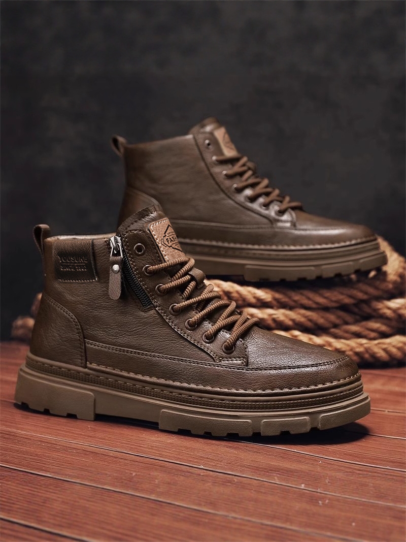 Casual  Boots Men's Lightweigh - Leather Work Youtube 评论和价格