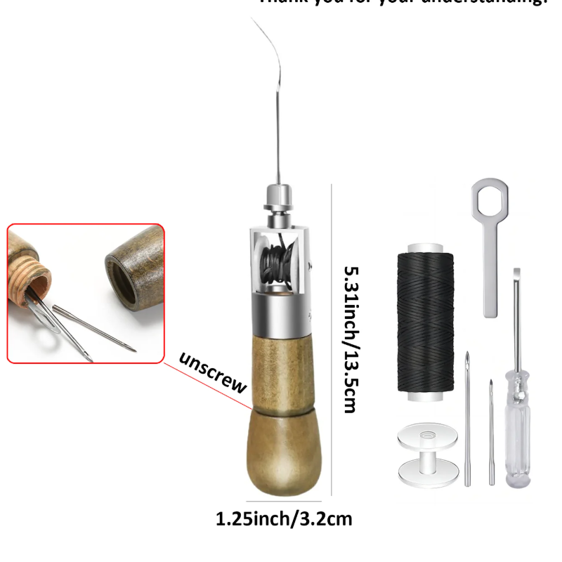 Professional Leather Sewing Aw - Leatherwork Awl 评论和价格