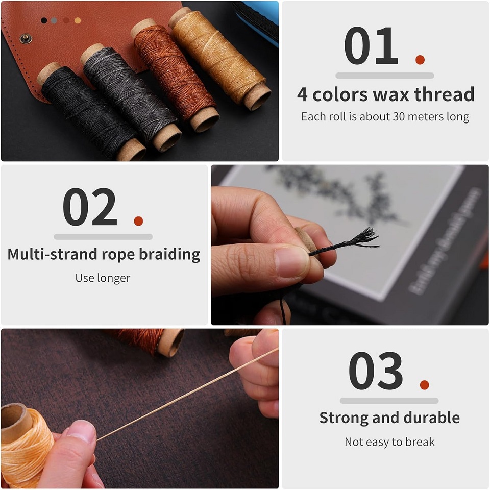 BUDDUR Leather Sewing Tools Ki - Leatherwork Awl 评论和价格