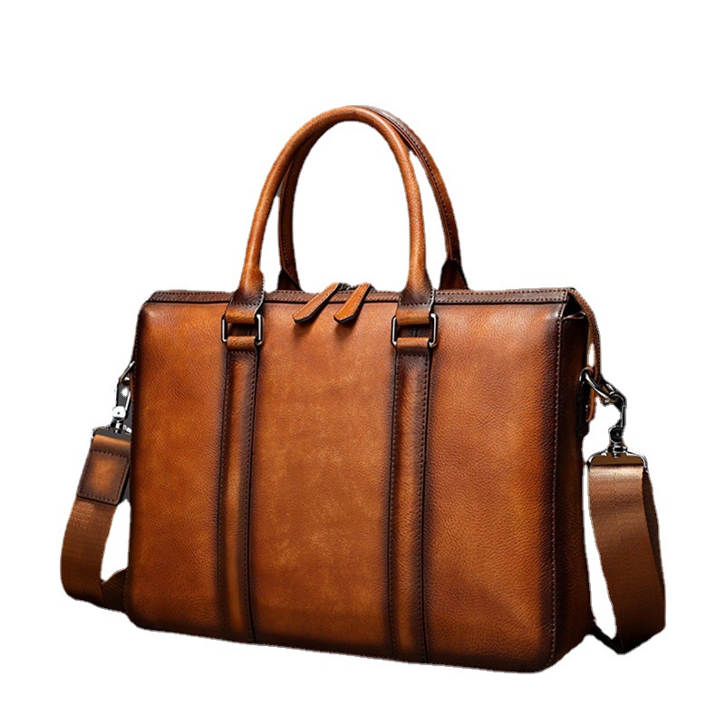 YETTIES Business Top Grain Lea - Leather Work Laptop Bag 评论和价格