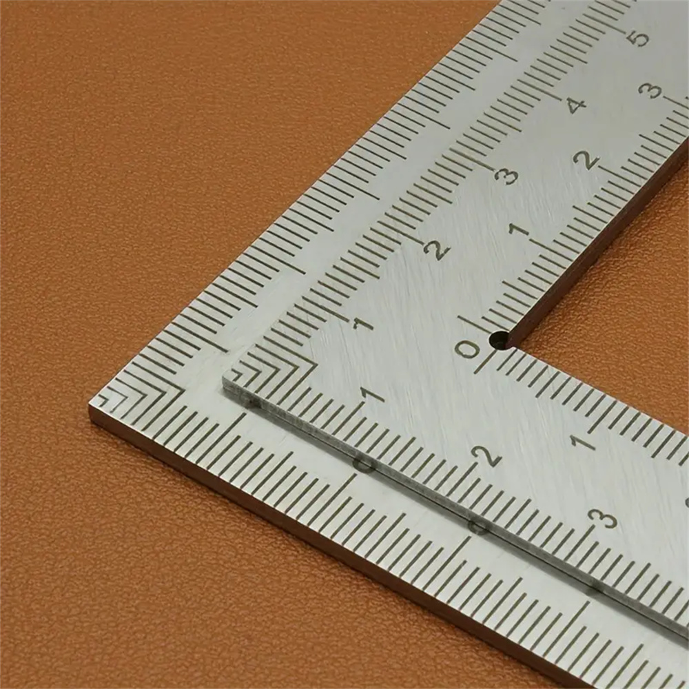 Mini Stainless Steel L-Shaped  - Leatherwork Ruler 评论和价格