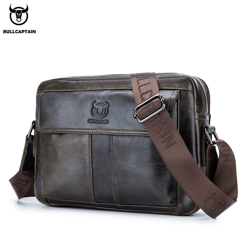 BULLCAPTAIN Genuine Leather Me - Leather Work Laptop Bag 评论和价格