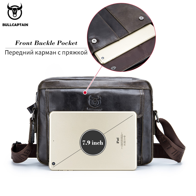 BULLCAPTAIN Genuine Leather Me - Leather Work Laptop Bag 评论和价格