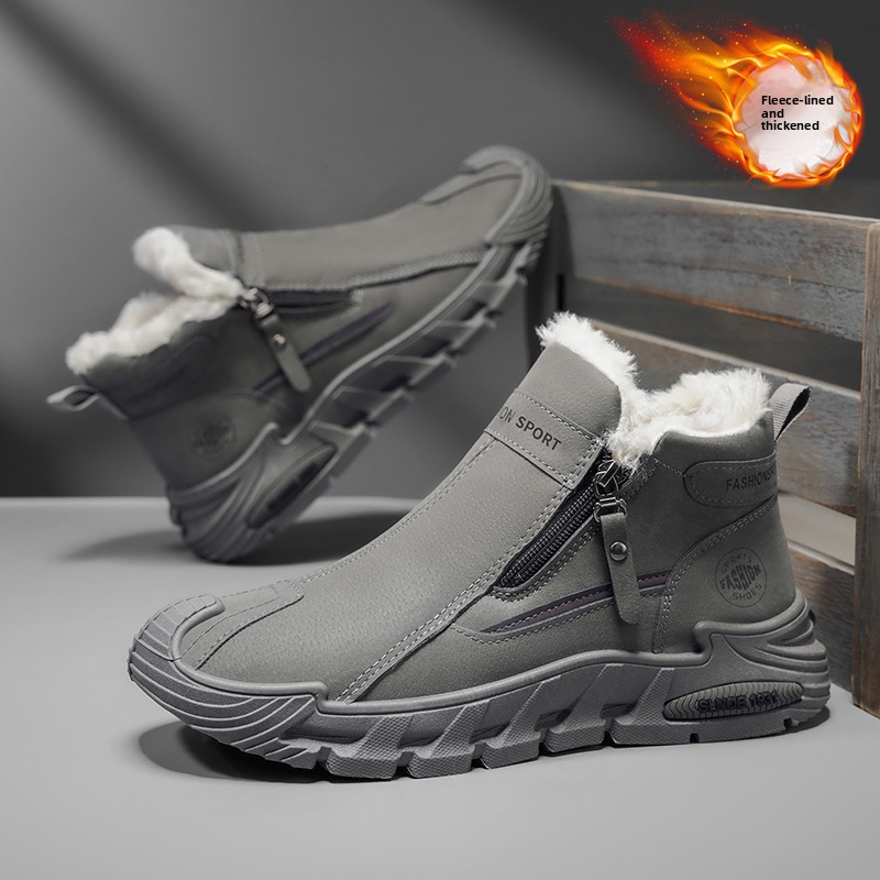 Men's Winter High-Top Work Boo - Leather Work Youtube 评论和价格