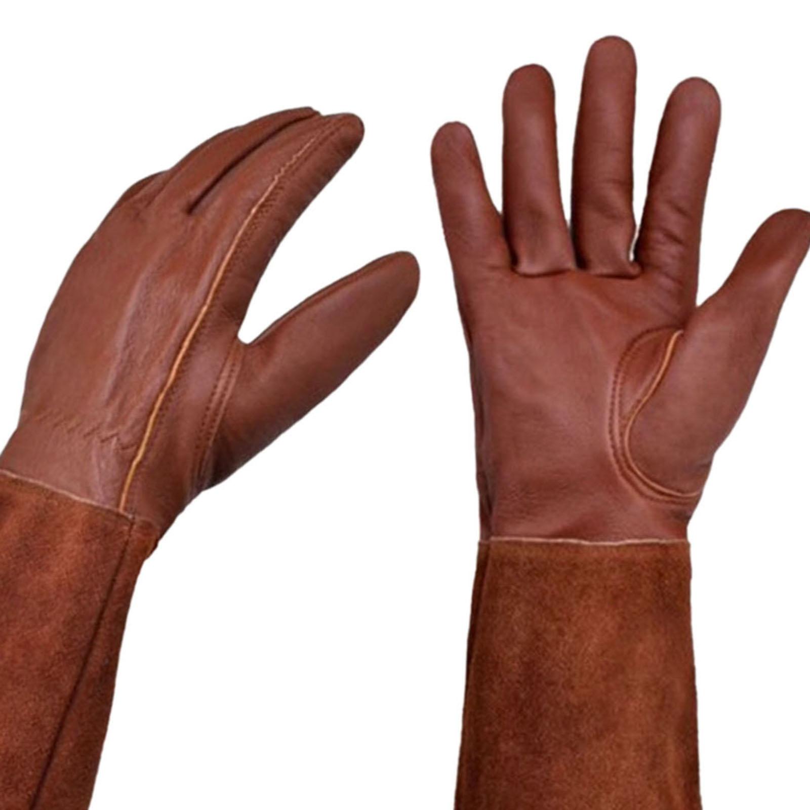 Welding Gloves Long Tube Worki - Leather Work Youtube 评论和价格