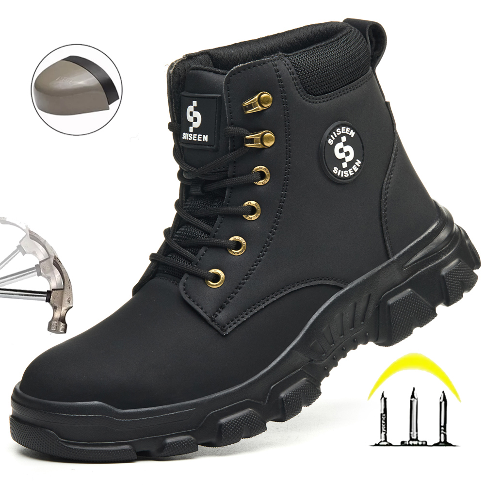 Men's Safety Shoes Steel Toe A - Leather Work Factory 评论和价格