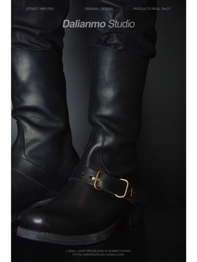 Black Cool Short Boots for Men - Leather Work Youtube 评论和价格