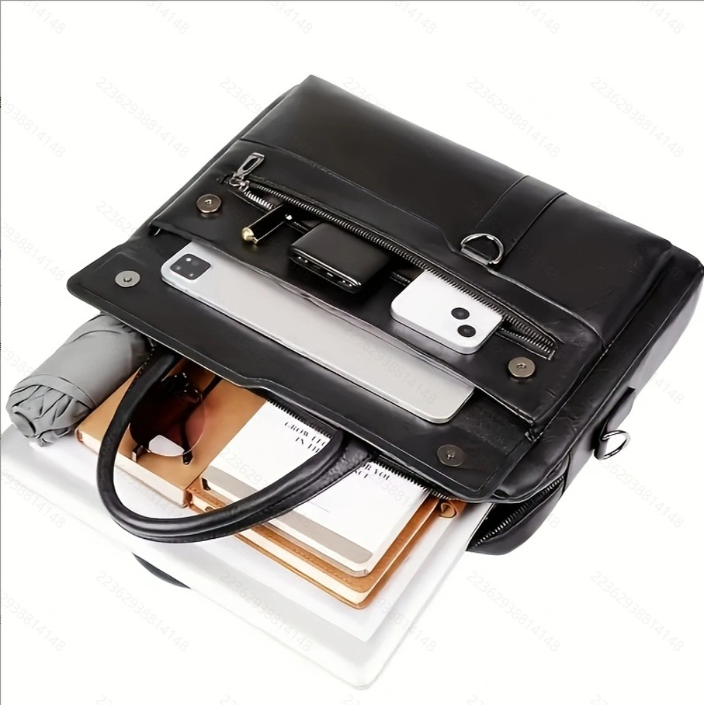 Men's crossbody bag, handbag,  - Leather Work Laptop Bag 评论和价格