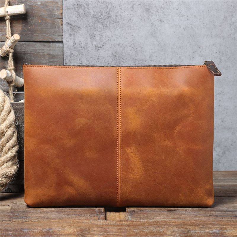 Vintage handmade genuine leath - Leather Work Laptop Bag 评论和价格