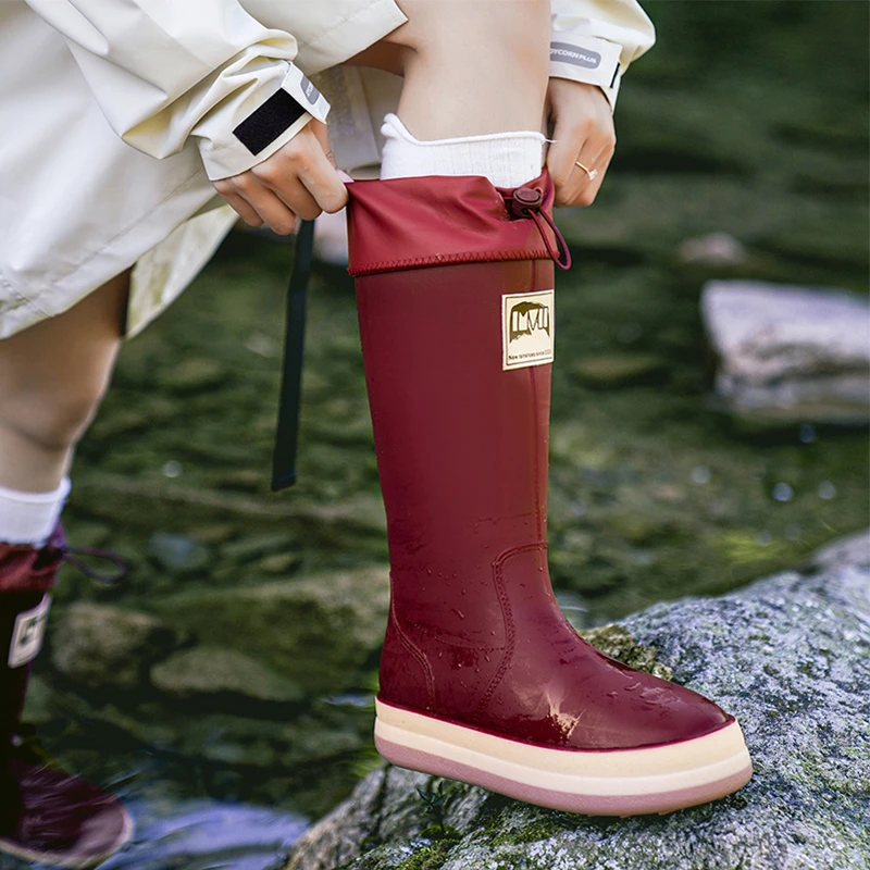 Outdoor Cycling Rain Boots Fas - Leather Work Youtube 评论和价格