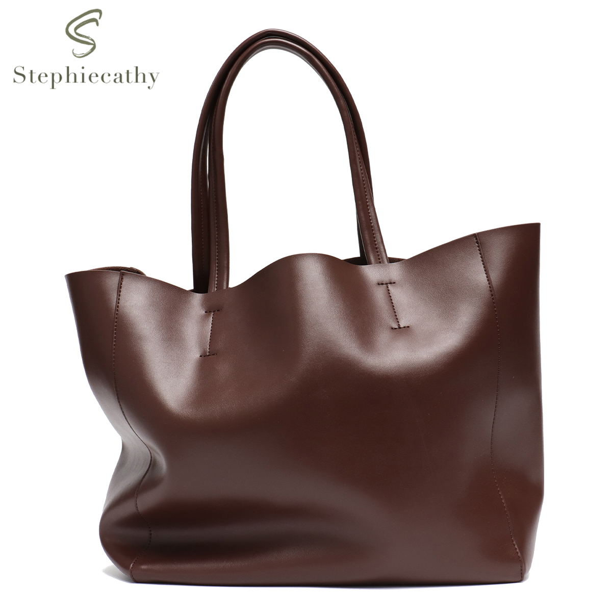 Large Capacity Tote Handbag fo - Leather Work Laptop Bag 评论和价格