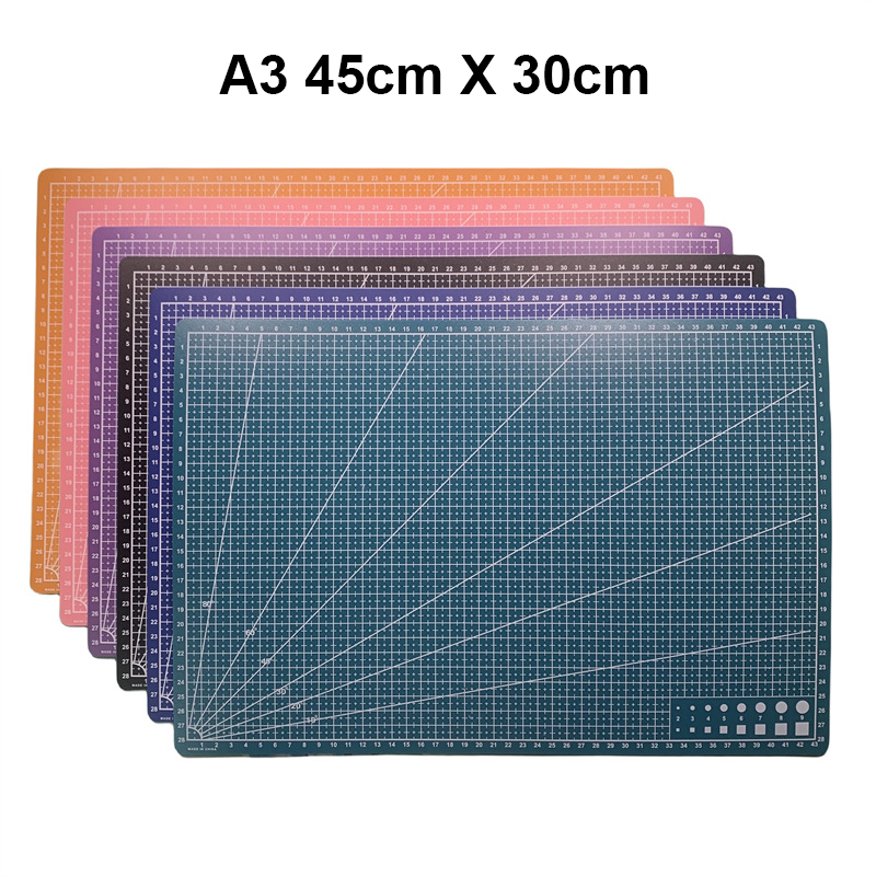 PVC Table Cutting Mat Set A3/A - Leatherwork Ruler 评论和价格