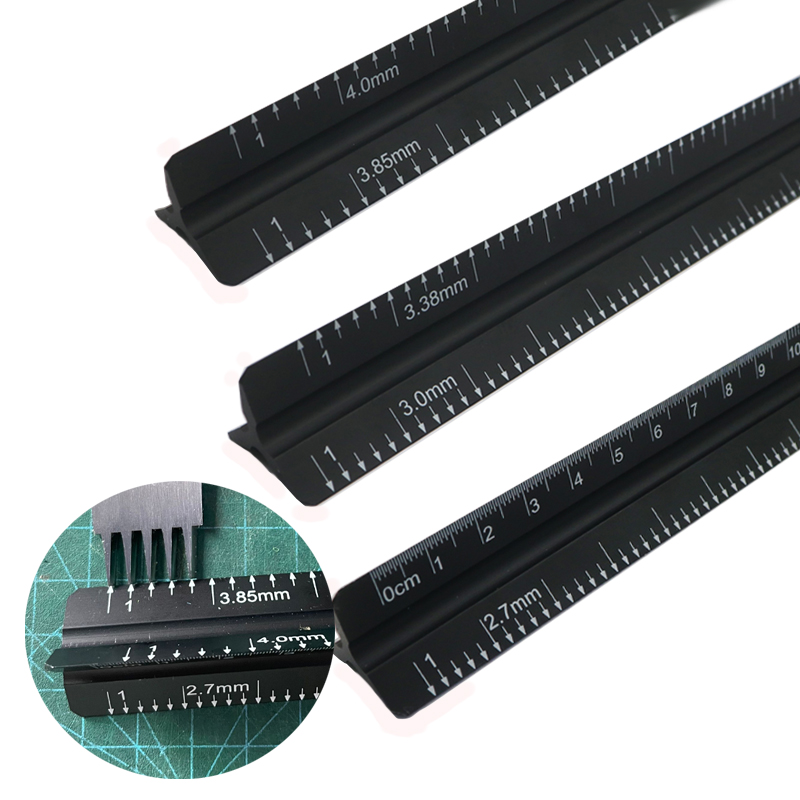 Leather Spacing Ruler Aluminum - Leatherwork Ruler 评论和价格