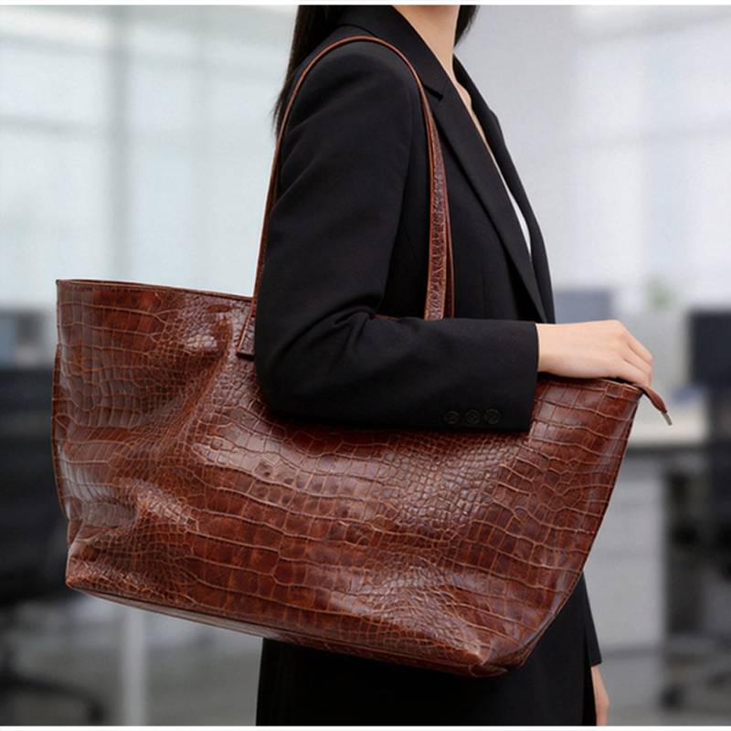 Vintage Crocodile Pattern Hand - Leatherwork Workshop 评论和价格