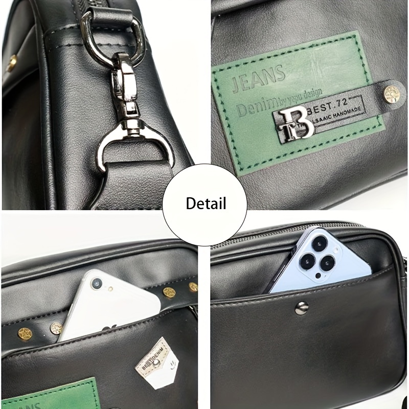 Street Trendy Shoulder Bag for - Leatherwork Bag 评论和价格