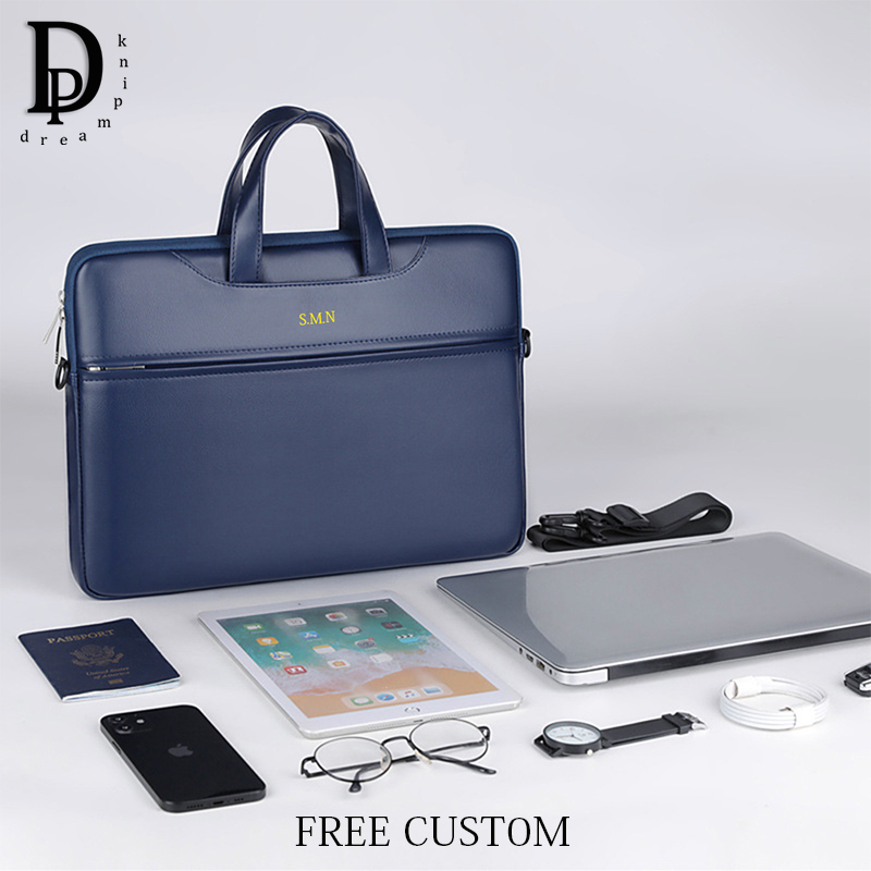 Business Briefcase For Man PU  - Leather Work Laptop Bag 评论和价格