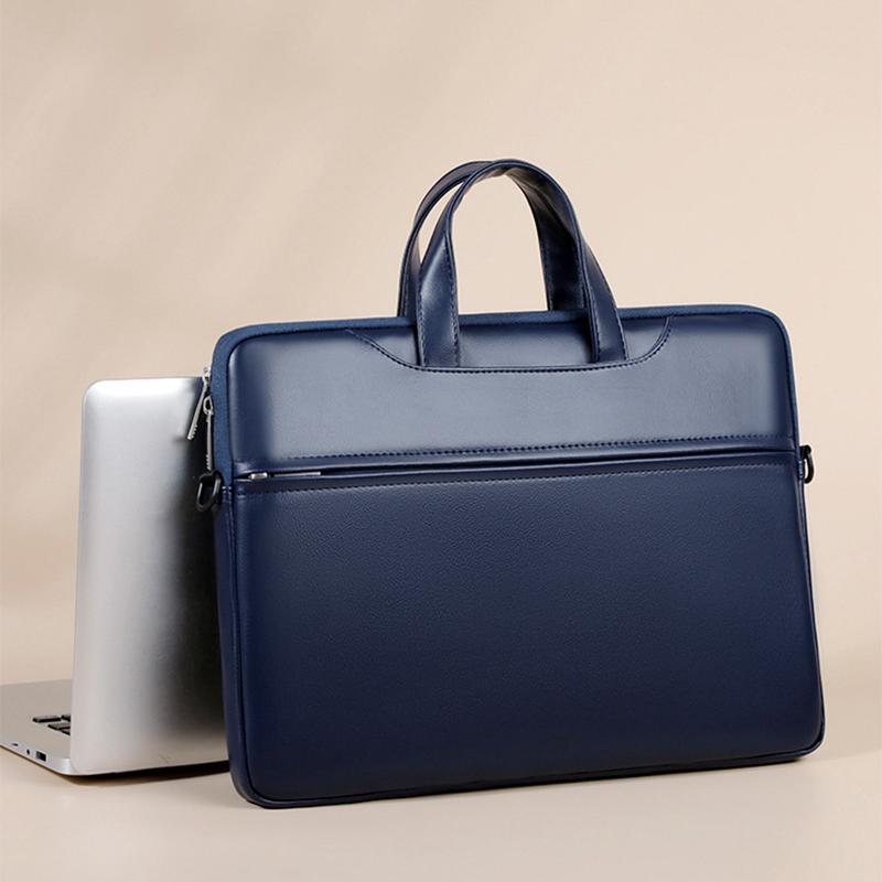 Business Briefcase For Man PU  - Leather Work Laptop Bag 评论和价格