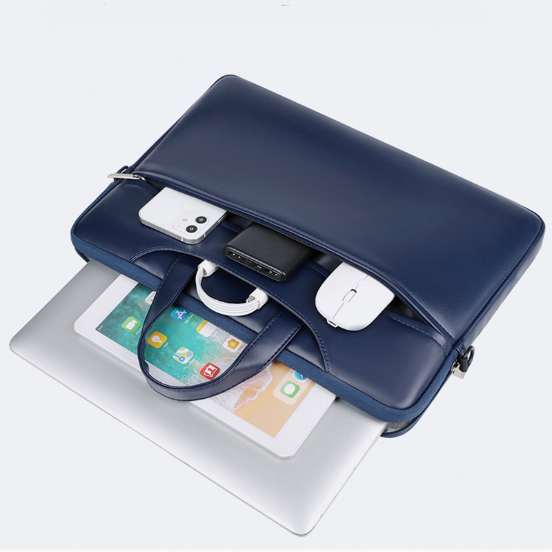 Business Briefcase For Man PU  - Leather Work Laptop Bag 评论和价格
