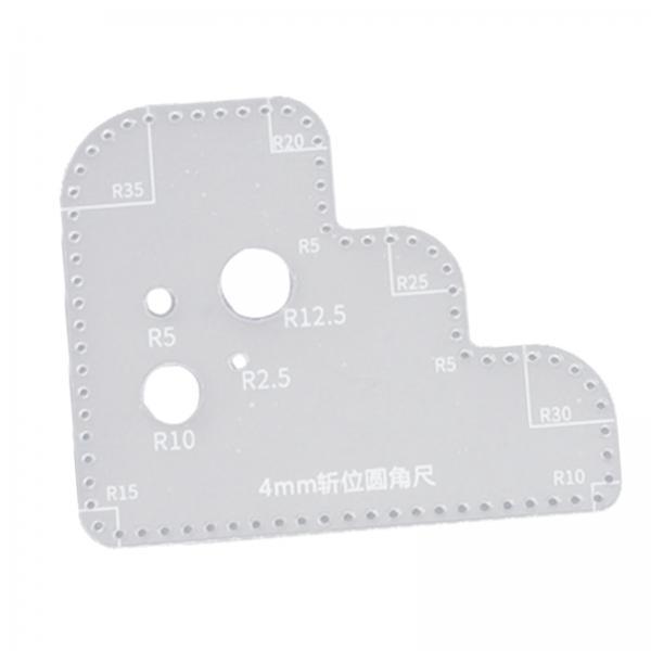 Acrylic Template for Leather C - Leatherwork Ruler 评论和价格