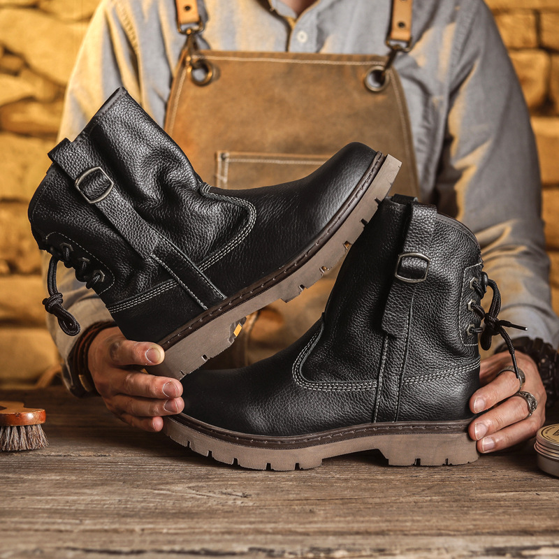 Top Layer Cowhide Men's and Wo - Leather Work Youtube 评论和价格