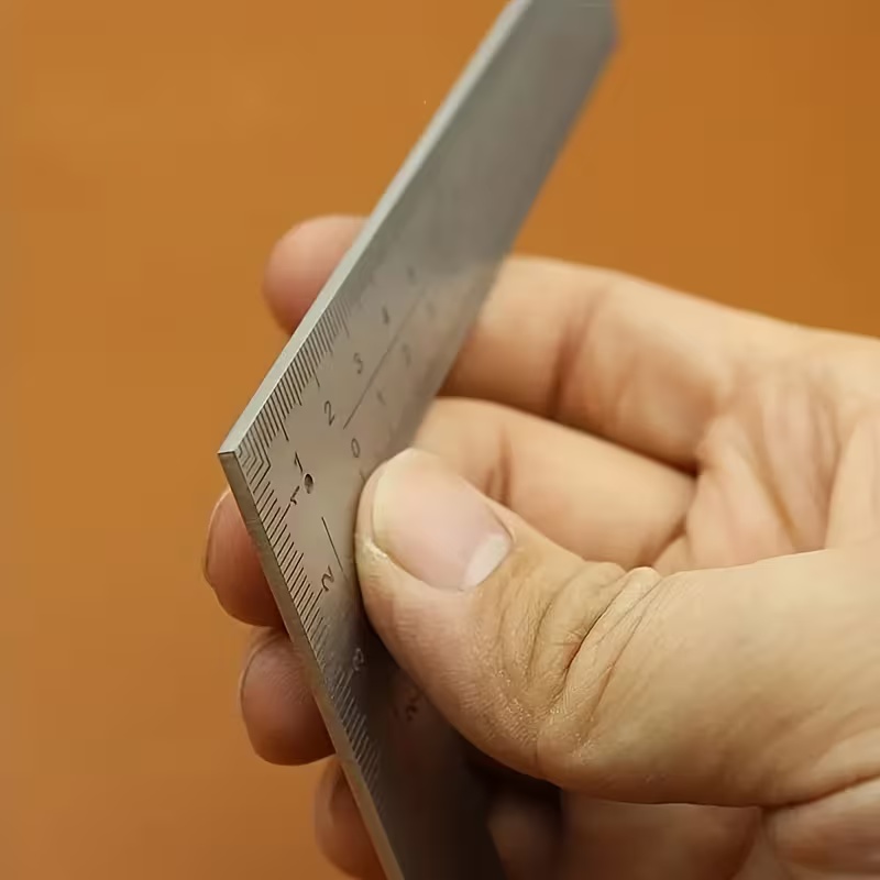 Mini L-Shaped Stainless Steel  - Leatherwork Ruler 评论和价格